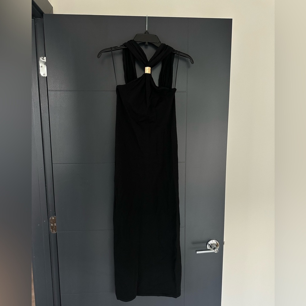 Zara Halter Black dress